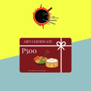Chowbai 500 Pesos Gift Cash
