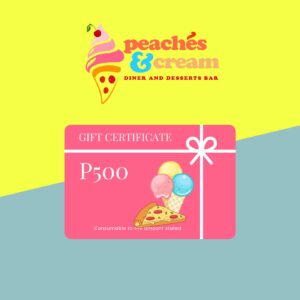 Peaches N’ Cream 500 Pesos Gift Cash